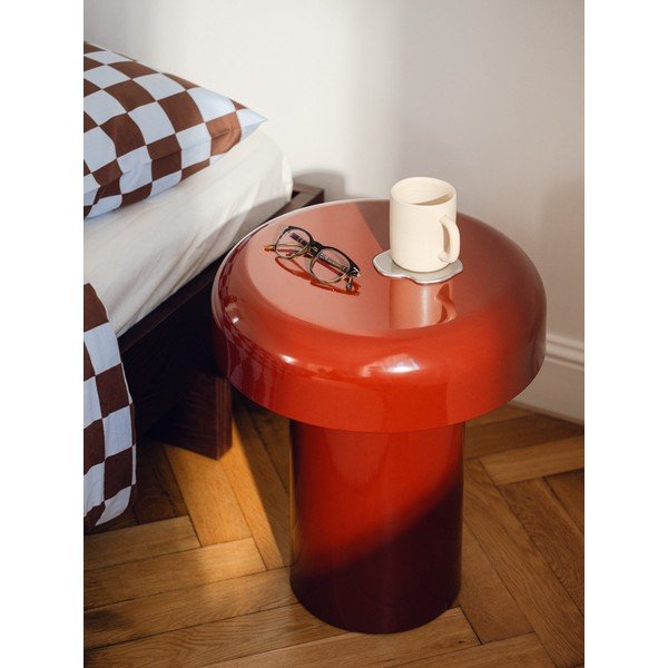 Ocelový kulatý odkládací stolek ø 40 cm Miko – noo.ma-image-1