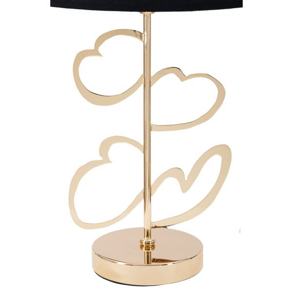 Stolní lampa v černo-zlaté barvě Mauro Ferretti Glam Heart, výška 61 cm-image-4