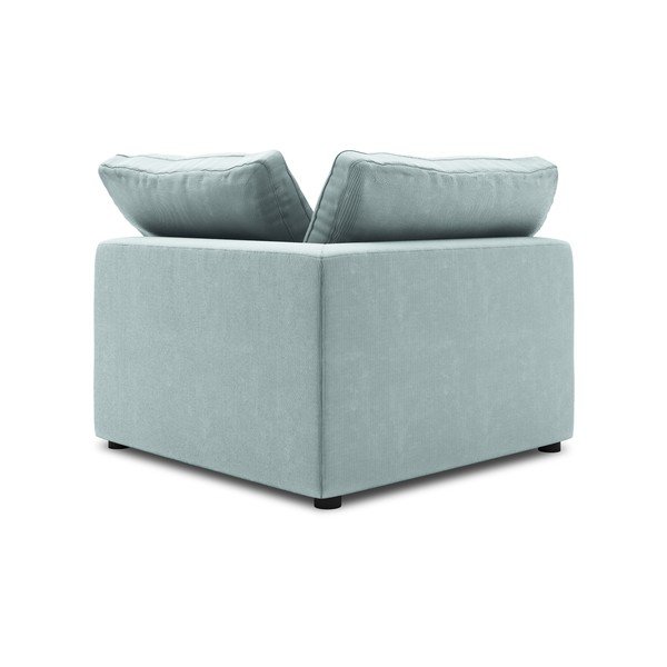 Světle modrá oboustranná rohová část modulární manšestrové pohovky Windsor & Co Sofas Galaxy-image-2