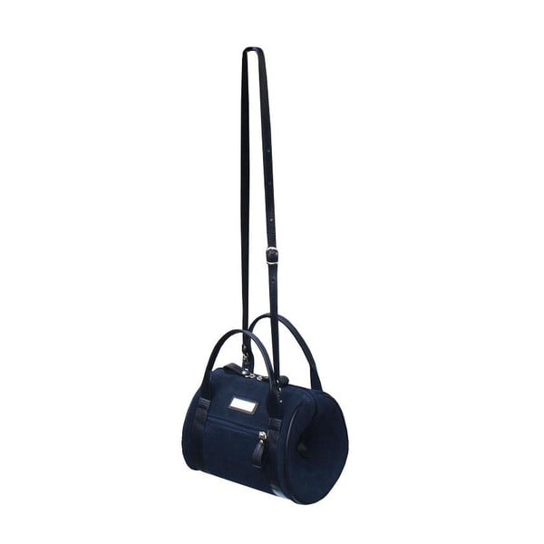 Kožená kabelka Boscollo Navy 2158-image-1
