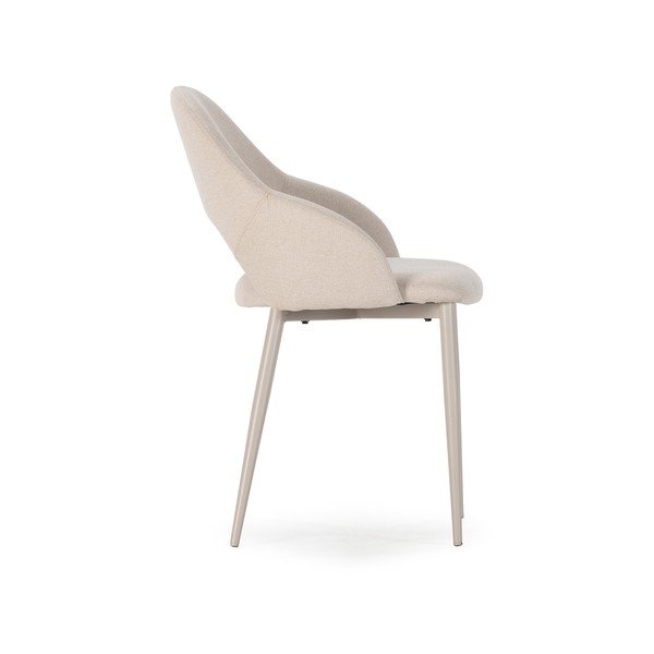 Béžové čalouněné jídelní židle v sadě 2 ks Lia – Marckeric-image-4