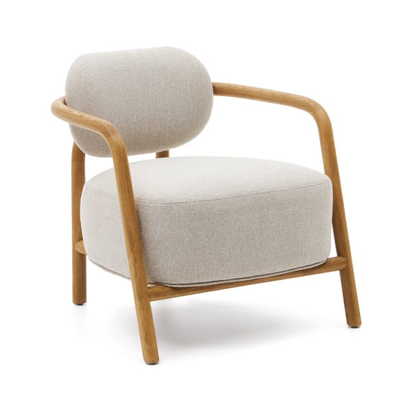 Béžové křeslo Melqui – Kave Home