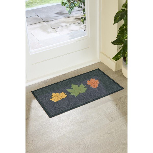 Rohožka 40x70 cm Autumn Leaves on Green – Artsy Doormats-image-3