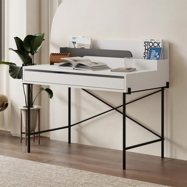 Pracovní stůl se sekretářem 60x113 cm Lila – Marckeric-image-1