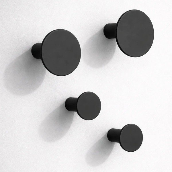 Černé nástěnné háčky v sadě 4 ks Ponto – Blomus-image-1