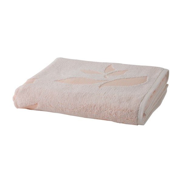 Světle růžový ručník z bavlny Bella Maison Camilla, 100 x 150 cm