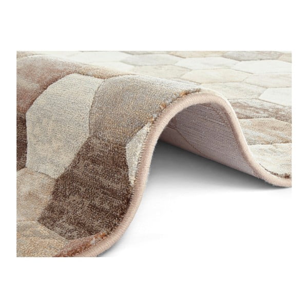 Hnědo-krémový koberec Elle Decoration Arty Manosque, 80 x 150 cm-image-2