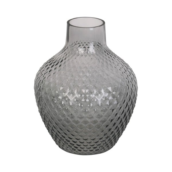 Šedá skleněná váza (výška 20 cm) Delight – PT LIVING