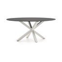 Jídelní stůl se skleněnou deskou 100x200 cm Argo – Kave Home