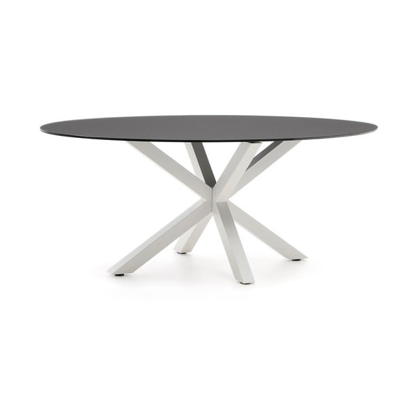 Jídelní stůl se skleněnou deskou 100x200 cm Argo – Kave Home