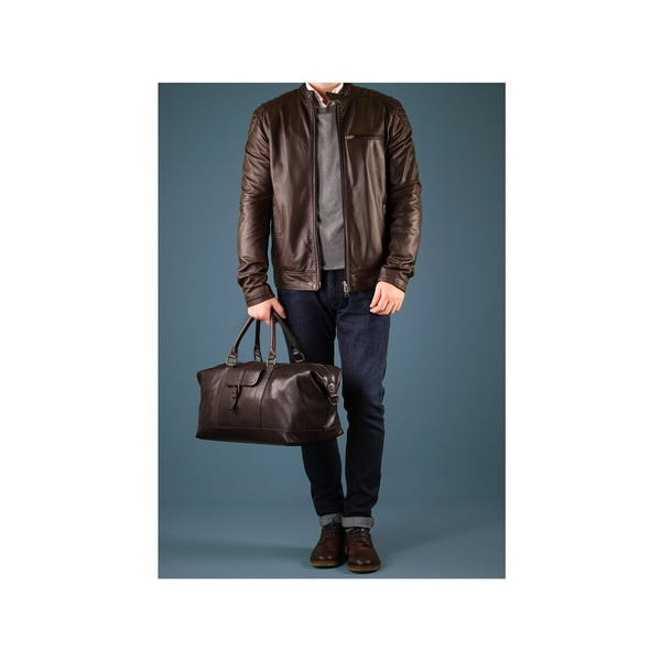 Unisex kožená taška Starboard Cocoa-image-4