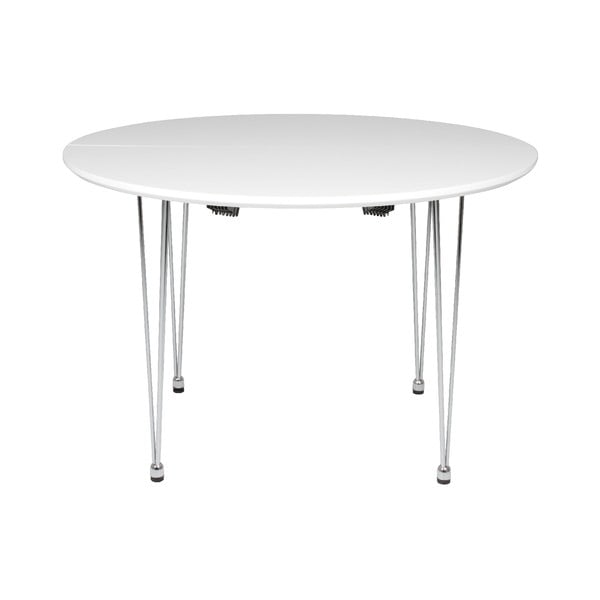 Bílý jídelní stůl Actona Belina, 160 x 110 cm