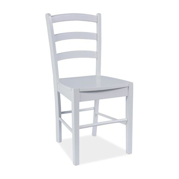 Bílá jídelní židle z kaučukového dřeva Signal Classic