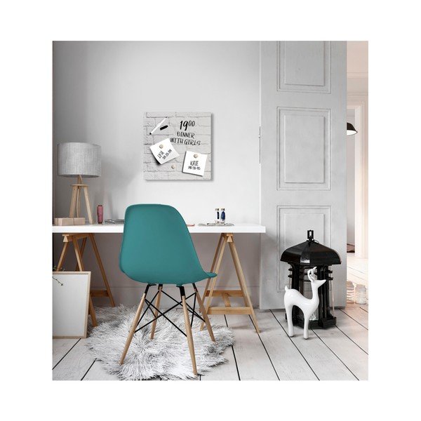 Magnetická tabule Styler White Bricks, 30 x 30 cm-image-2