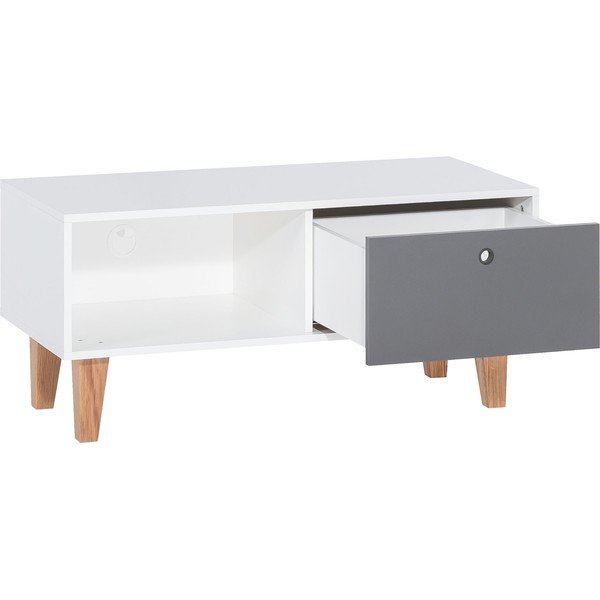 Bílo-šedý TV stolek Vox Concept-image-2
