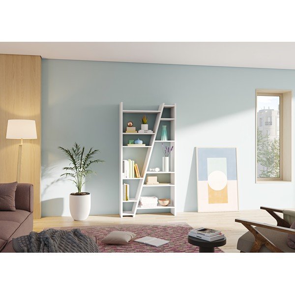 Bílá knihovna 97x195 cm Delta - TemaHome-image-1