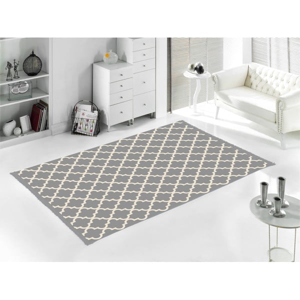 Šedý koberec Home De Bleu Madalyon, 80 x 150 cm