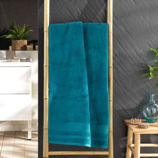 Modrá froté bavlněná osuška 70x130 cm Tendresse – douceur d'intérieur