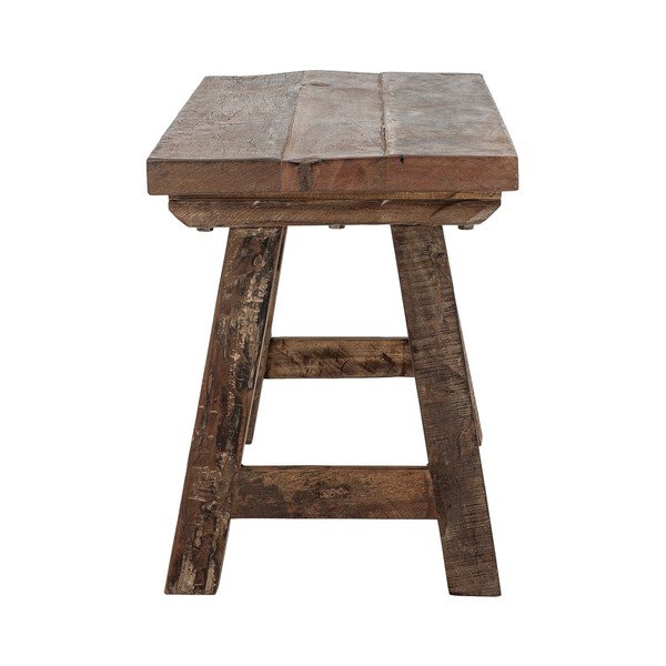 Dřevěná zahradní lavice v přírodní barvě Brosse – Bloomingville-image-3