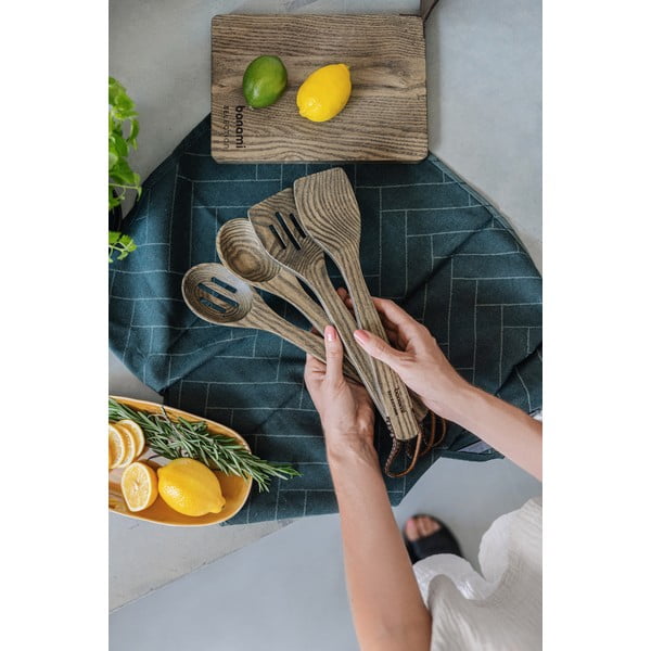 Dřevěná sada kuchyňského náčiní 4 ks – Bonami Selection-image-2