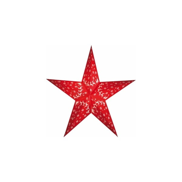 Dekorativní hvězda Ren Red, 60 cm