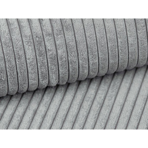 Světle šedá manšestrová podnožka Campi – Cosmopolitan Design-image-2