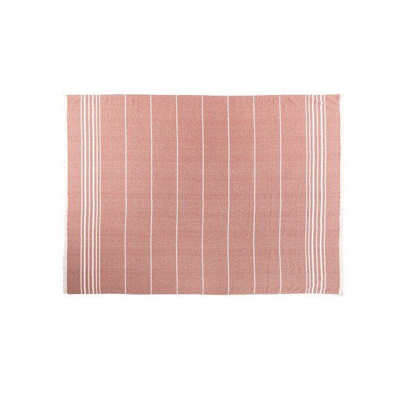 Bavlněná deka v terakotové barvě 150x200 cm Solene – Tiseco Home Studio-image-2