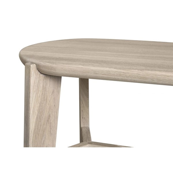 Barová stolička z dubového dřeva v přírodní barvě (výška sedáku 75 cm) Eli – Blomus-image-3