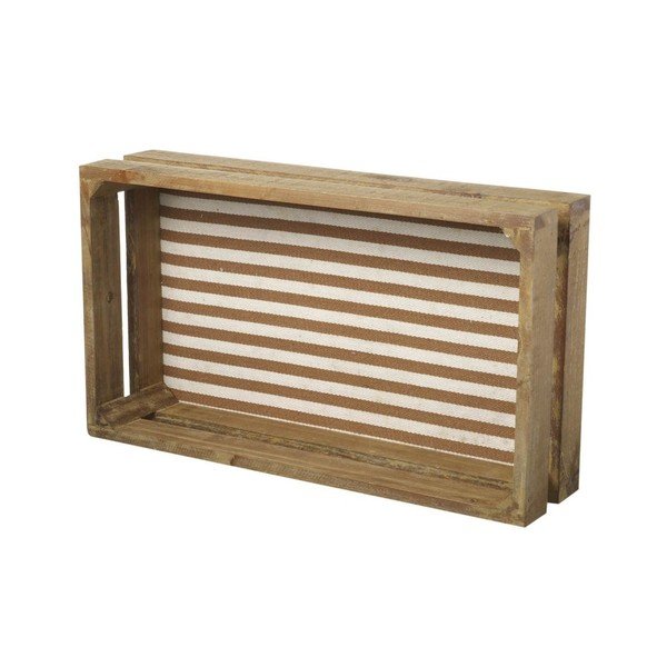 Přepravka Brown Stripes