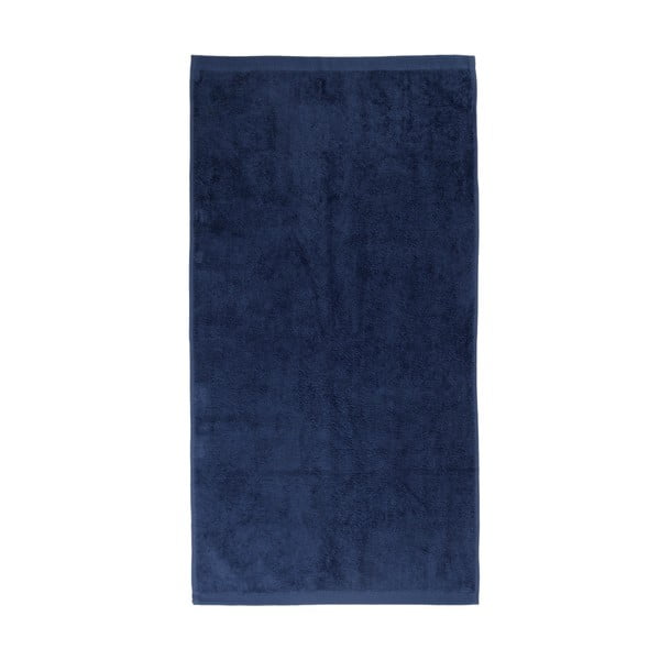 Tmavě modrý bavlněný ručník Boheme Alfa, 30 x 50 cm