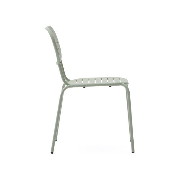 Kovová zahradní židle v mentolové barvě Brai – Kave Home-image-3