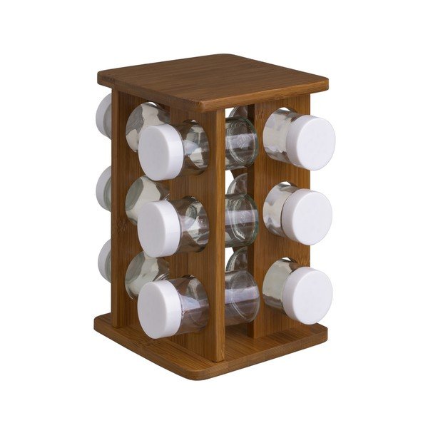 Sada kořenek se stojánkem 12 ks Bamboo Walnut – Casa Selección