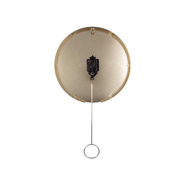 Černé nástěnné kyvadlové hodiny Karlsson Pendulum, ø 34 cm-image-2