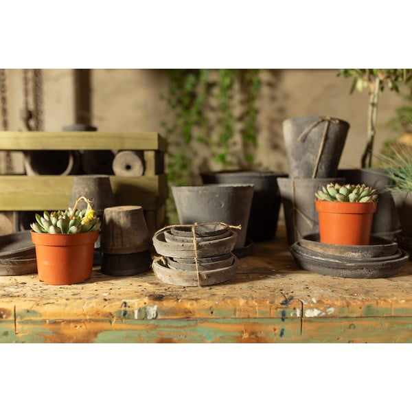 Set 3 misek pod květináč z terakoty Esschert Design-image-4