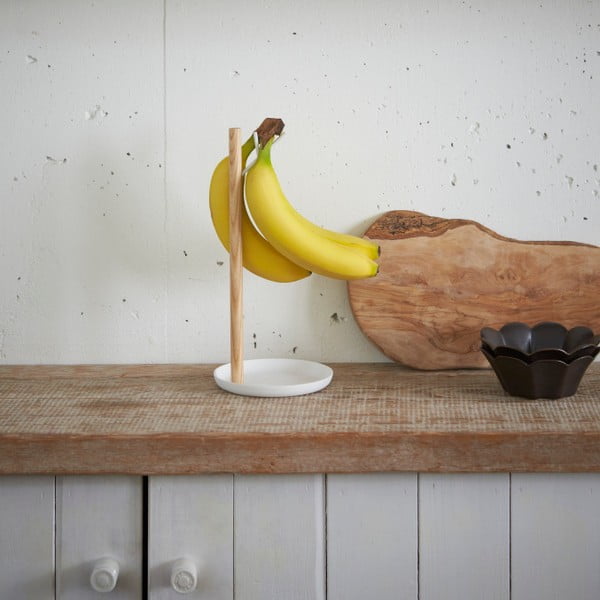 Stojánek na banány s detailem z bukového dřeva YAMAZAKI Tosca-image-2