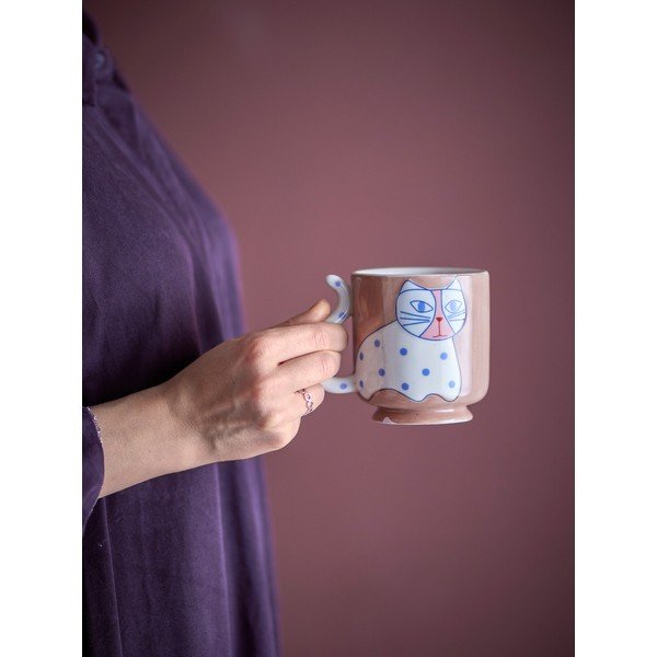 Světle hnědé hrnky v sadě 4 ks Missy – Bloomingville-image-2