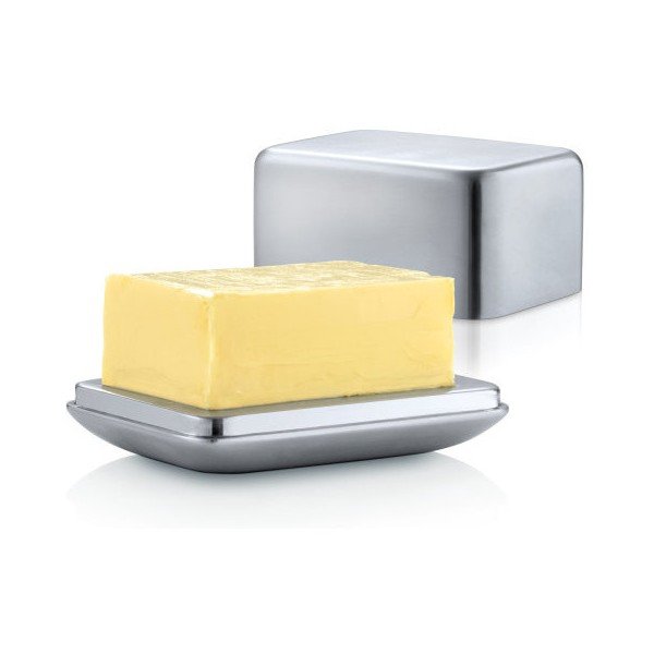 Nerezová dóza na máslo Blomus Basic, máslo o hmotnosti 125 g-image-2