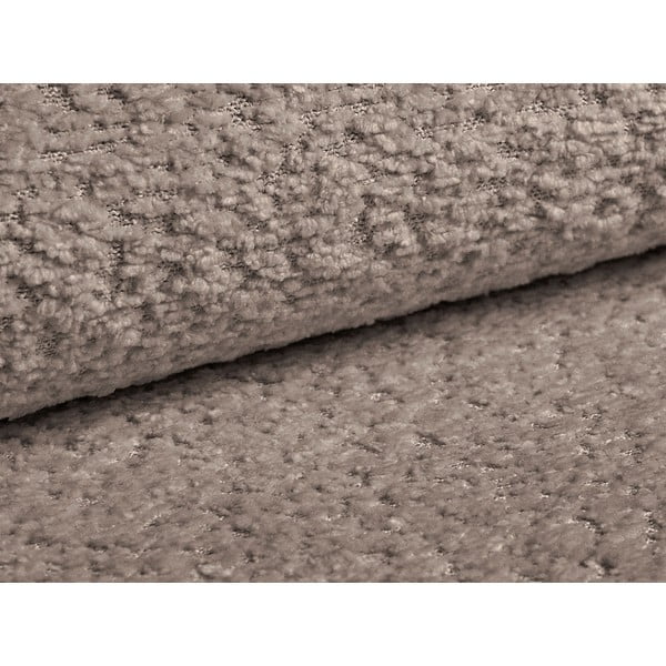 Šedobéžový polštář na gauč z textilie bouclé Kemi – Cosmopolitan Design-image-2