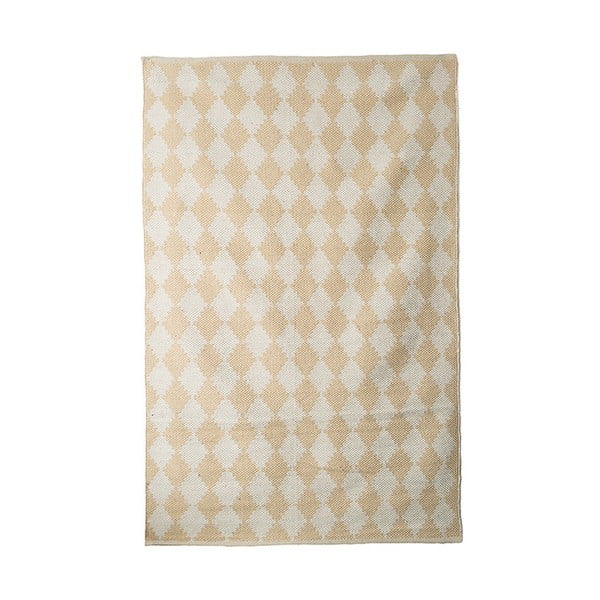 Bavlněný ručně tkaný koberec Pipsa Curry Diamond, 140 x 200 cm