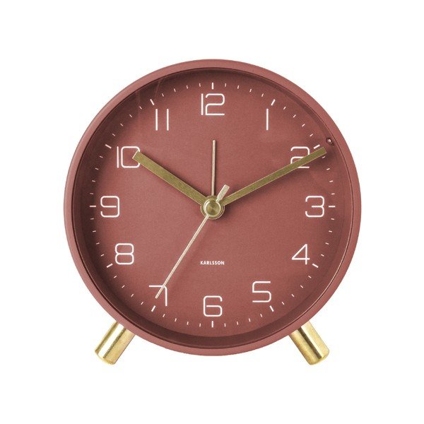 Červený budík Karlsson Lofty, ø 11 cm-image-1