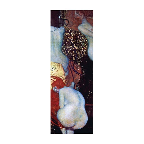 Gustav Klimt - obraz Goldfish, 97x37 cm