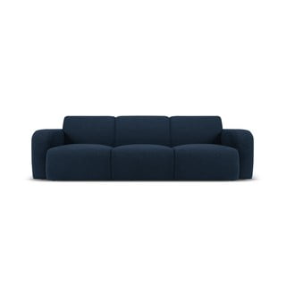 Tmavě modrá pohovka z textilie bouclé 235 cm Molino – Micadoni Home