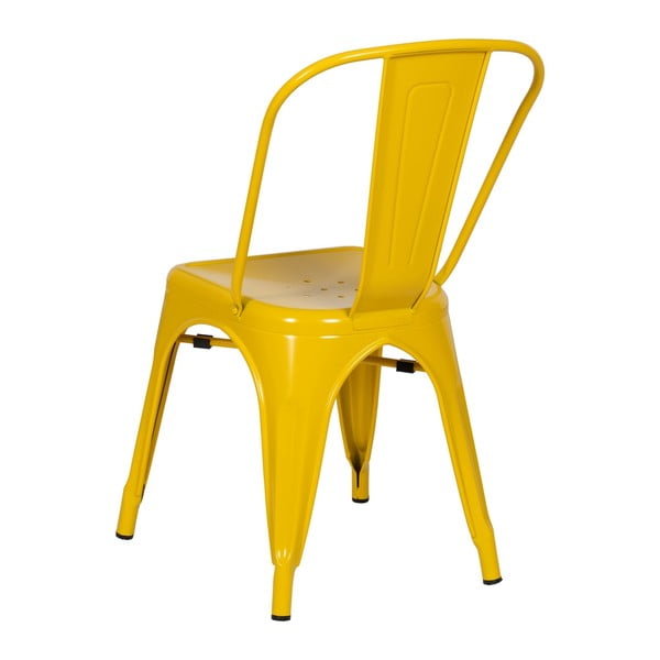 Žluté kovové jídelní židle v sadě 2 ks – Ixia-image-3