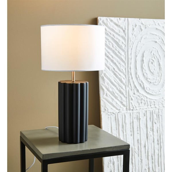 Černá stolní lampa Markslöjd Column, výška 44 cm-image-1