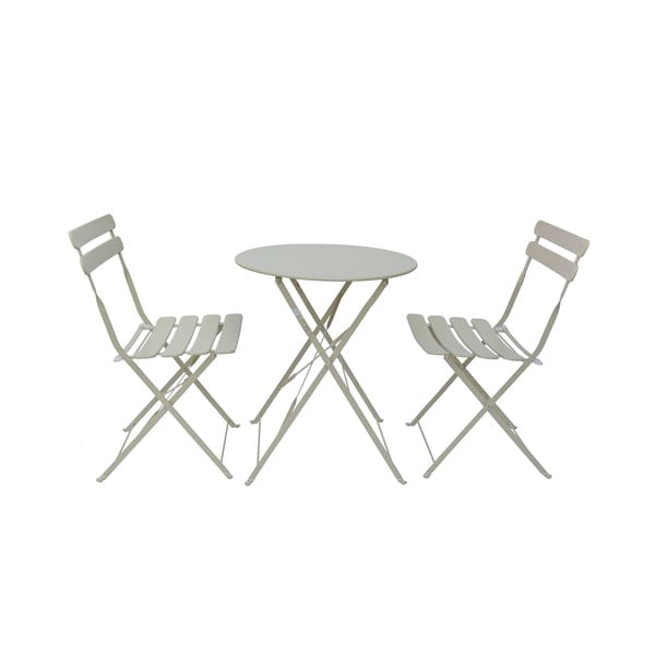 Béžový zahradní jídelní set pro 2 Bistro - Rojaplast-image-2