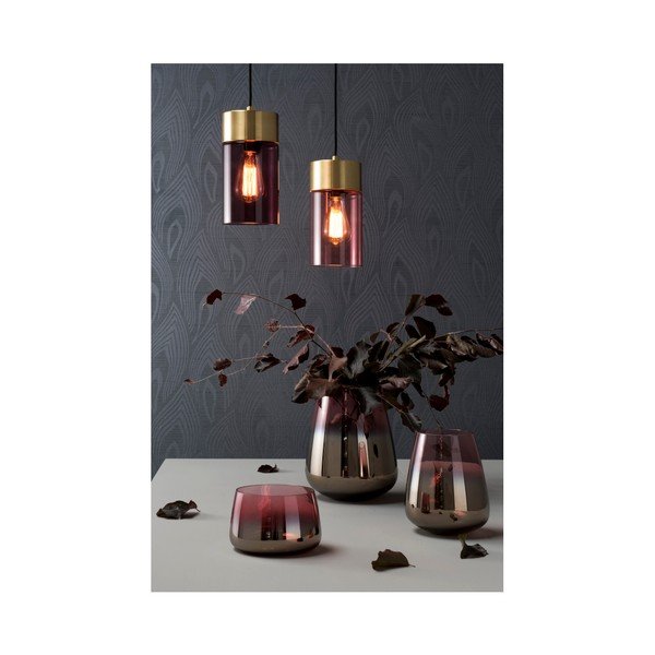 Růžové závěsné svítidlo Leitmotiv LAX-image-2