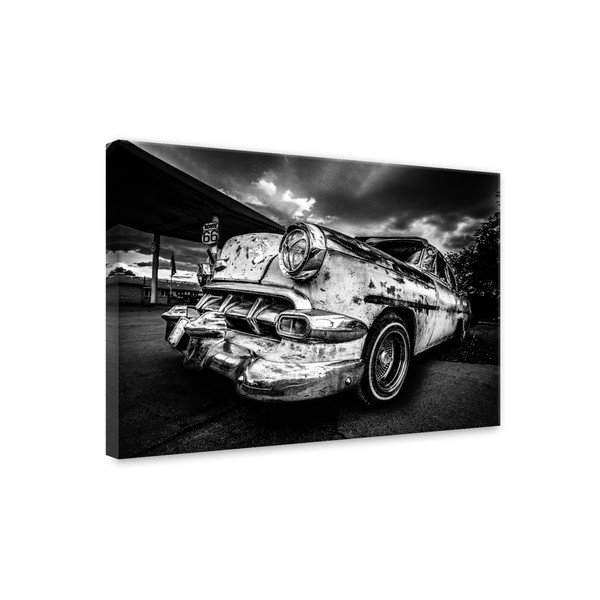 Obraz Styler Canvas Silver Old Car, 85 x 113 cm-image-2