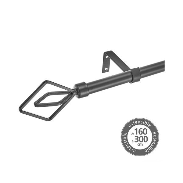 Kovová roztažitelná garnýž 160 - 300 cm – Casa Selección-image-1