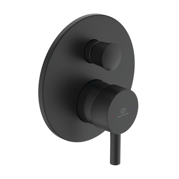 Matně černá vanová podomítková baterie Silk Black – Ideal Standard