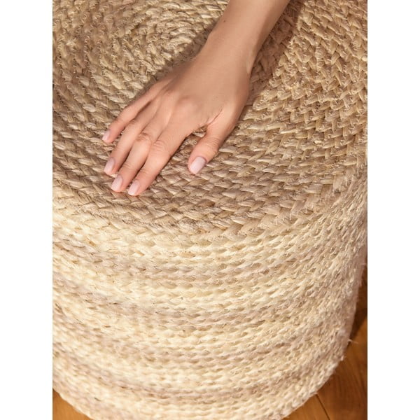 Taburet v přírodní barvě Jutta Gold – Hanse Home-image-4